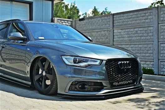 Audi A6 S6 C7 Spoiler Voorspoiler Lip Splitter - 5