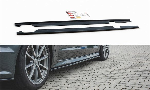 Audi A6 S6 C7 S Line Spoiler Voorspoiler Lip Splitter - 5