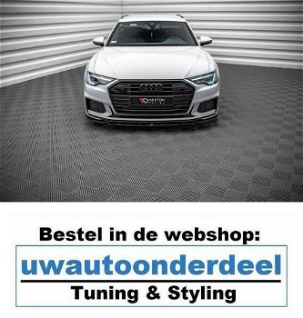 Audi A6 S6 C8 S Line Limousine Spoiler Voorspoiler Lip Splitter - 0