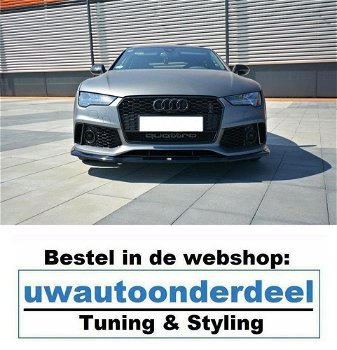 Audi RS7 Spoiler Voorspoiler Lip Splitter - 0