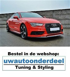 Audi S7 Facelift Spoiler Voorspoiler Lip Splitter