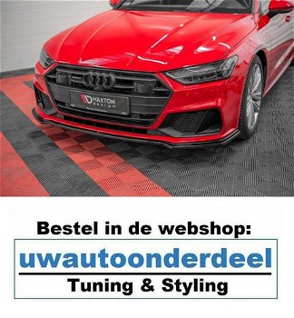 Audi S7 C8 Spoiler Voorspoiler Lip Splitter - 0