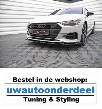 Maxton Design Audi A7 C8 Spoiler Voorspoiler Lip Splitter - 0