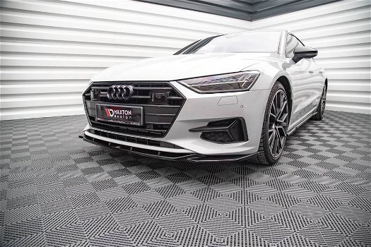 Maxton Design Audi A7 C8 Spoiler Voorspoiler Lip Splitter - 4