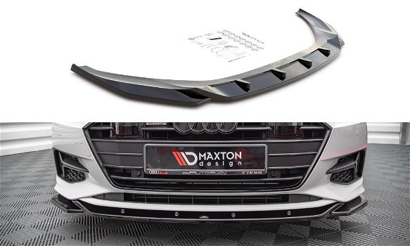 Maxton Design Audi A7 C8 Spoiler Voorspoiler Lip Splitter - 5