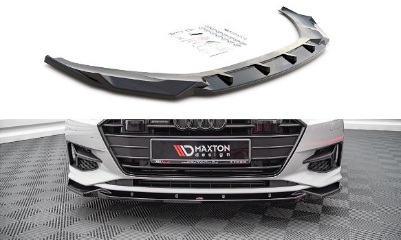 Maxton Design Audi A7 C8 Spoiler Voorspoiler Lip Splitter - 6