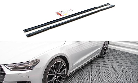 Maxton Design Audi A7 C8 Spoiler Voorspoiler Lip Splitter - 7