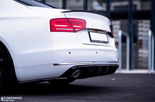 Maxton Audi A8 D4 Spoiler Voorspoiler Lip Splitter - 4