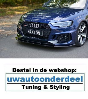 Audi RS4 B9 Spoiler Voorspoiler Lip Splitter - 0