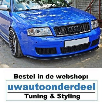 Maxton Design Audi RS6 C5 Spoiler Voorspoiler Lip Splitter - 0