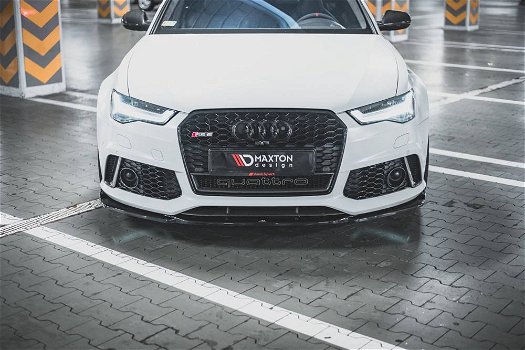 Maxton Design Audi RS6 C7 Spoiler Voorspoiler Lip Splitter - 6