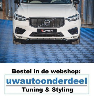 Maxton Design Volvo XC60 Spoiler Voorspoiler Lip Splitter - 0