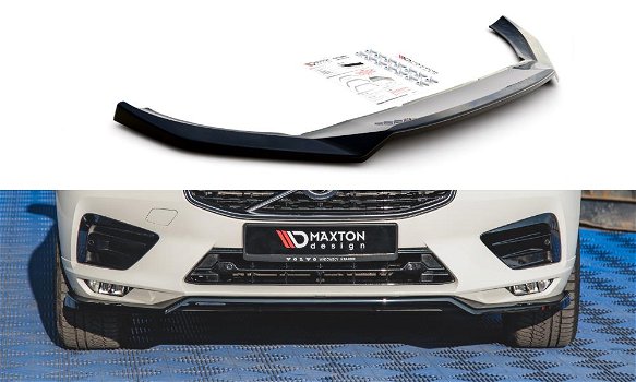 Maxton Design Volvo XC60 Spoiler Voorspoiler Lip Splitter - 5