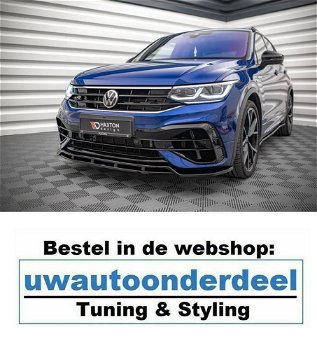 Volkswagen Tiguan R Facelfit Mk2 Spoiler Voorspoiler Lip Splitter - 0