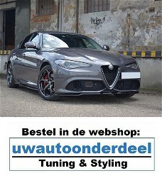 Alfa Romeo Giulia Spoiler Voorspoiler Lip Splitter