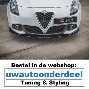 Alfa Romeo Giulietta Facelift Spoiler Voorspoiler Lip Splitter - 0