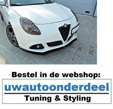 Alfa Romeo Giulietta Spoiler Voorspoiler Lip Splitter - 0