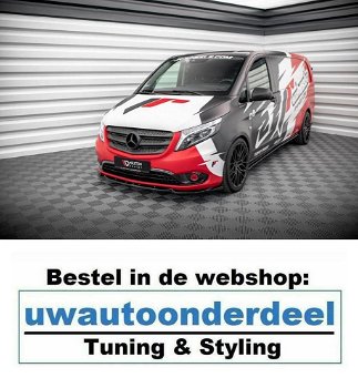 Mercedes Vito W447 Facelift Spoiler Lip Splitter - 0