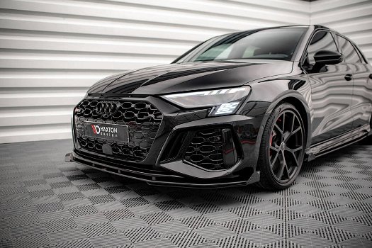 Maxton Design Audi RS3 Sportback 8Y Spoiler Lip Splitter - 3