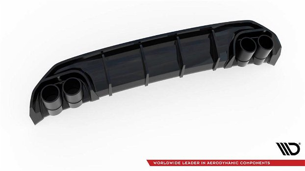 Audi A3 8Y Sportback S Line Uitlaat Sierstuk Look Diffuser Splitter Spoiler - 6