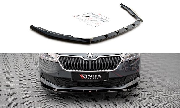 Maxton Design Skoda Fabia MK3 Spoiler Lip Splitter - 2