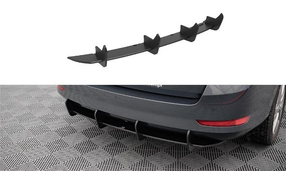 Maxton Design Skoda Fabia MK3 Spoiler Lip Splitter - 6