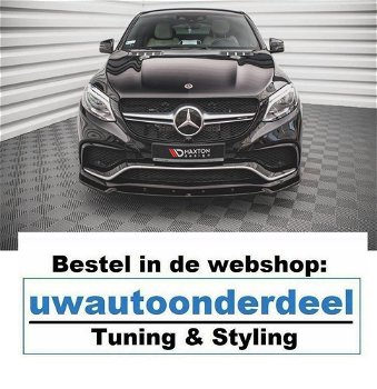 Mercedes GLE 63 AMG Coupe C292 Spoiler Lip Splitter - 0