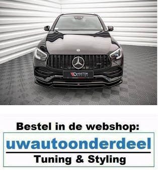 Mercedes GLC AMG Line C253 Facelift Spoiler Lip Splitter - 0