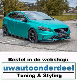 Volvo V40 R Design Spoiler Lip Splitter T3 T4 T5 - 0