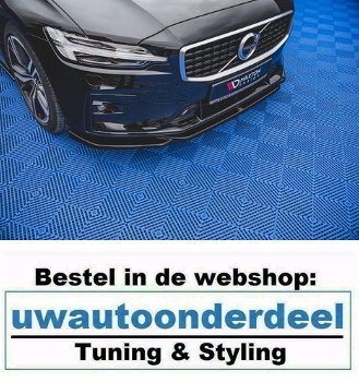 Volvo V60 MK3 R Design Spoiler Lip Splitter - 0