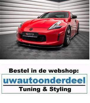 Maxton Design Nissan 370Z Facelift Spoiler Lip Splitter - 0