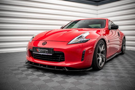 Maxton Design Nissan 370Z Facelift Spoiler Lip Splitter - 4