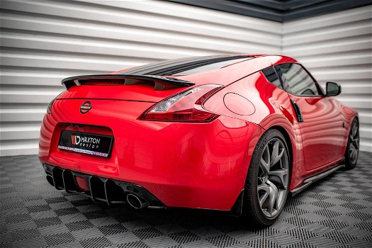 Maxton Design Nissan 370Z Facelift Spoiler Lip Splitter - 5