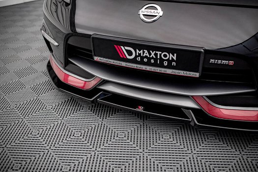 Maxton Design Nissan 370Z Nismo Spoiler Lip Splitter - 7