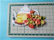 39 Yvon`s art / kopje thee / bloemen - 1 - Thumbnail