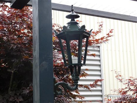 Nostalgische wandlamp, aluminium, groen , lamp - 4