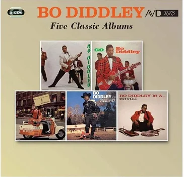 Bo Diddley – Five Classic Albums (2 CD) Nieuw/Gesealed - 0