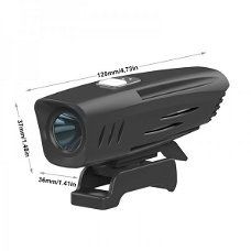 LED FIETSLAMP MTB 900 LUMEN USB OPLAADBAAR