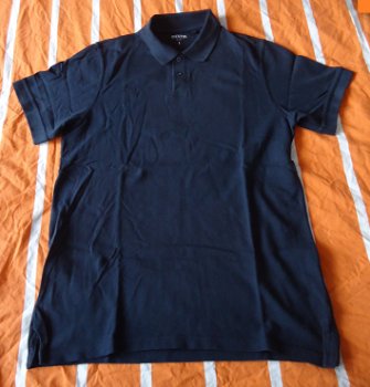 Te koop een nieuwe donkerblauwe polo van Identic (maat: L). - 0