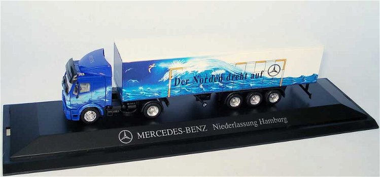 1:87 Herpa Mercedes Benz SK 1988-1994 Niederlassung Hamburg - 1