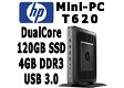 HP T620 Mini-PC DualCore 1.65Ghz 4GB 120GB SSD | USB3 | W10 - 0 - Thumbnail