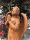 Stenen engel, engelbeeld in oxide, graf engel , engel - 6 - Thumbnail