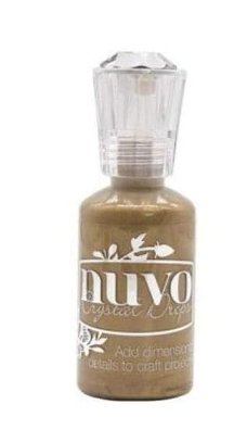 Nuvo crystal drops dirty bronze