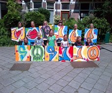  Graffiti kinderfeestje in Utrecht