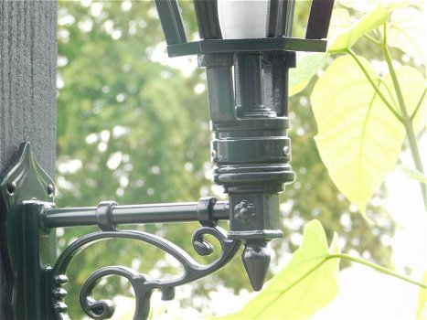 tuinlamp, aluminium - groen, decoratieve arm tuindecoratie - 3