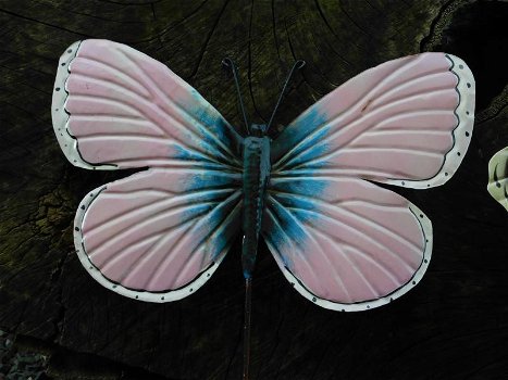 Vlinder kapstok roze - metaal , kapstok , kado , vlinder - 0