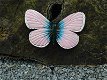 Vlinder kapstok roze - metaal , kapstok , kado , vlinder - 1 - Thumbnail