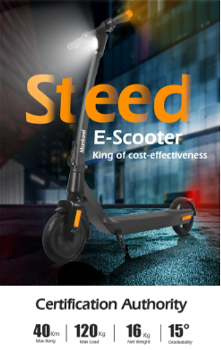 Mankeel Steed Electric Scooter 8.5 Inch Tires 10.4Ah - 4
