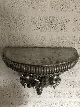 Wandornament-console, polystone, engel - 5