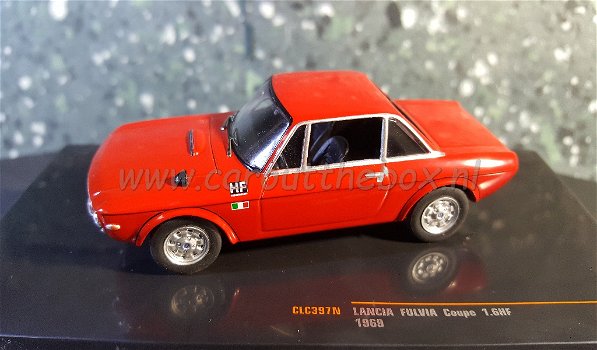 Lancia Fulvia coupe 1.6HF 1969 rood 1/43 Ixo V648 - 0